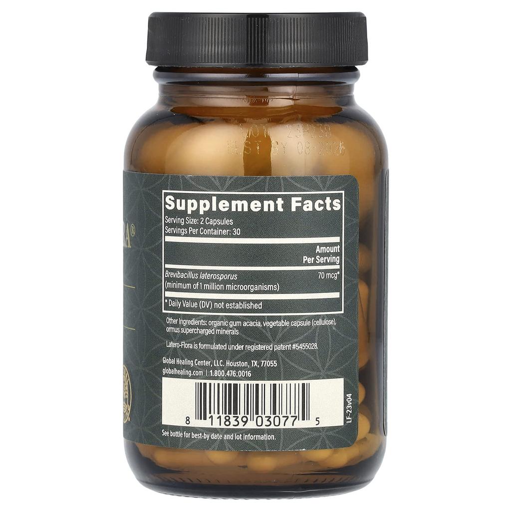 Latero-Flora, 60 Capsules (35Mcg/Capsule)