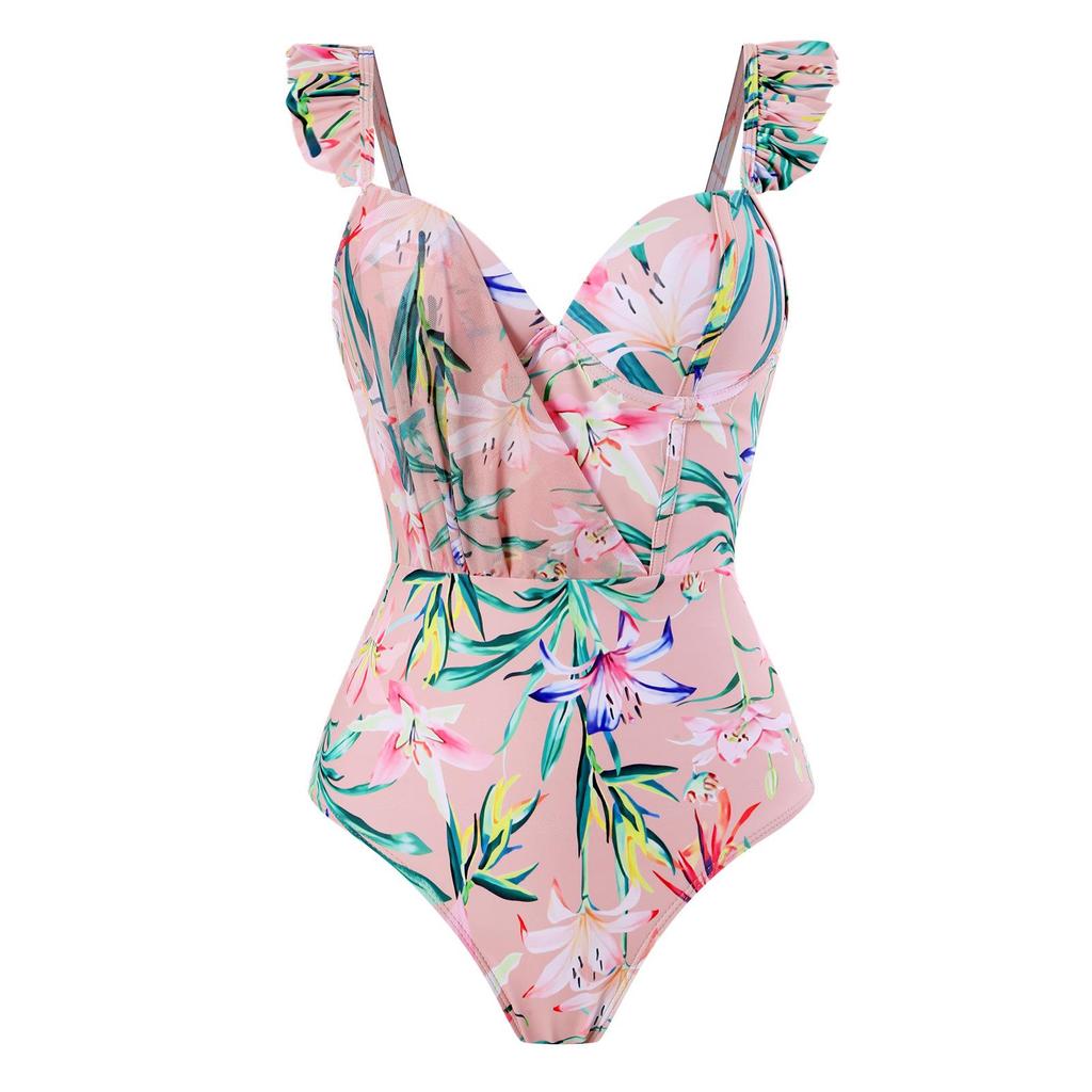 Skirted One-Piece Swimsuit - Women's European & American Style, Hot-Selling