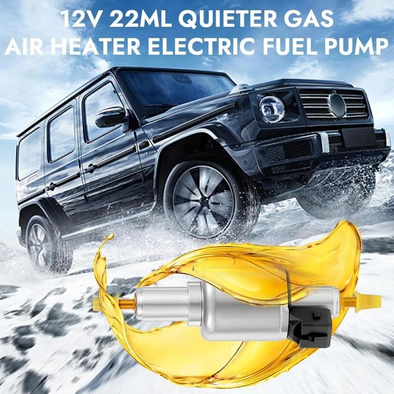 Diesel heater fuel pump, 12V 22ML quieter gas air heater electric fuel pump, used for 2KW 5KW 8KW air diesel parking heater pump