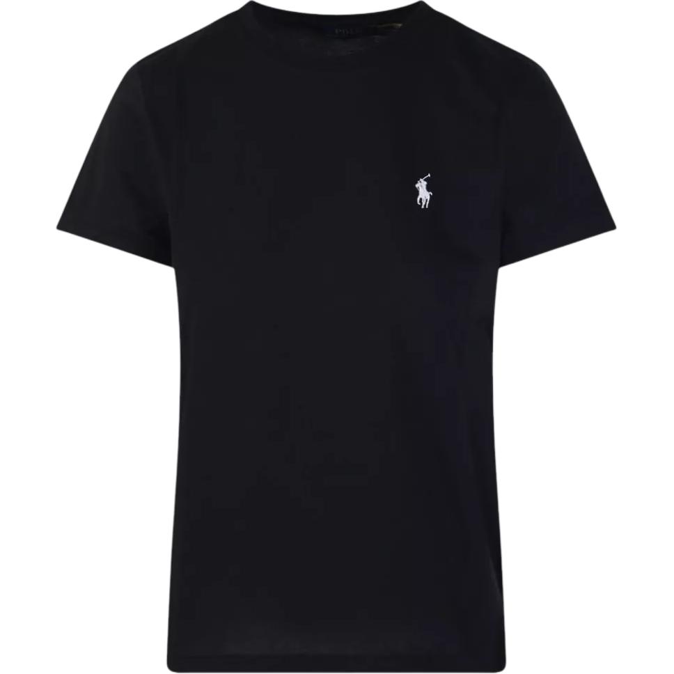 

Polo Ralph Lauren Однотонная футболка с круглым вырезом и коротким рукавом из хлопка Regular для женщин tops 211B14605-033 M