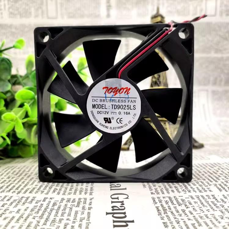 TONON TD9025LS High Air Hydraulic Silent CPU Power Supply Cooling Fan DC12V 0.16A 2 wire 9CM 9025 90x90x25MM New