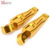 Motorcycle CNC Foot Pegs Rear Passenger Footrests Fit For Yamaha MT07 MT 07 MT-07 2014-   With Laser Logo