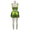 European and American Women’s Metallic Bandeau Fringe Suspender Shorts Set