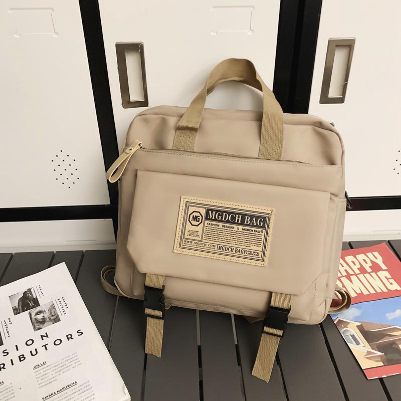 Fashionable Water-Repellent Student Backpack: Trendy High-Capacity Design for Couples