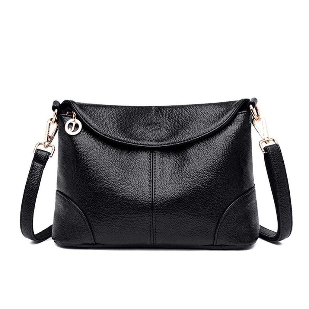 Women's Fashion Cross Shoulder Bag Mom Soft Leather Small Square Bag Crossbody Bag