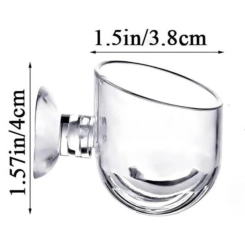 Acrylic Aquatic Plant Cup Elegant Appearance Decoration Tool Water Plant Pot Cup Stand Fish Tank Glass Plant Pot for Aquarium