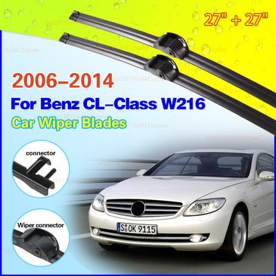 Balais d'essuie-glace avant LHD Pour Mercedes Benz CL 550 4MATIC 600 63 65 AMG W216 C216 Pare-brise Fenêtre 27"27"