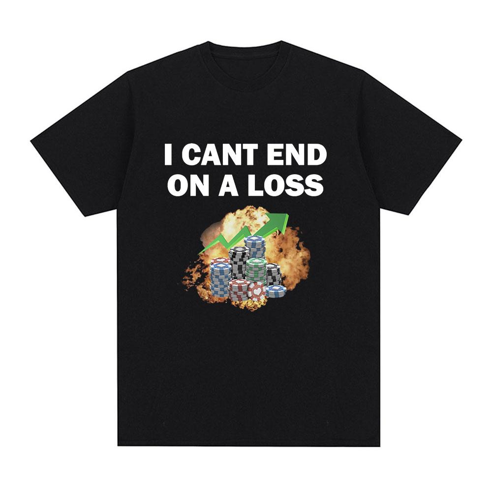 Gambling Addict Funny Meme T Shirt Men Women Clothing Fashion Short Sleeve T-shirts Summer 100% Cotton Casual T-shirt Oversized S разноцветный