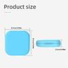Invisible Retainer Box Mirror Storage Case Square Mouth Guard Aligner Braces Orthodontics Container Oral Hygiene Supplies