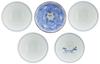 Hasami Fukumine Assorted Designs Rice Bowl 52549 Ware, Kiln, (small), 5-piece Set,