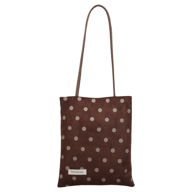 Dot-pattern Shoulder Bag - Ideal for Commuting To Work, Stylish and Casual, with Ample Capacity for A Tote Bag