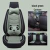 Full Coverage Linen Cartoon Panda Car Seat Cushion - Universal Fit, 2020