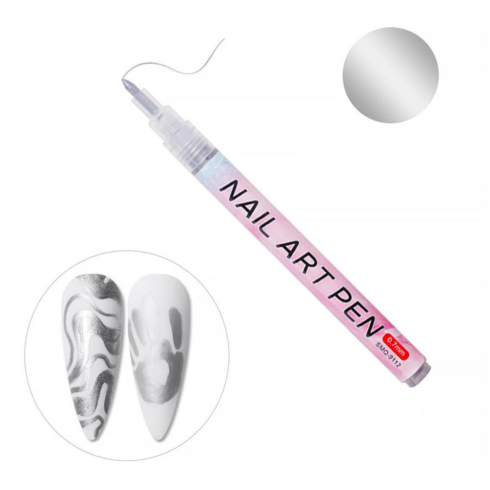 12Pcs/Set Graffiti Nail Art Pen Set Waterproof Painted Nail Art Pens Abstract Lines Fine Detail Pattern Nail Marking Tools