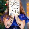 Golden Turtle Anchor Temporary Tattoo For Women Adult Realistic Compass Flower Fake Tattoo Sticker Washable Body Art Tatoo Decal