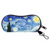 Sunflower Eyeglass Holder Compact Eyewear Glasses Case Starry Night Glasses Case Portable Portable Glasses Bag For Backpack
