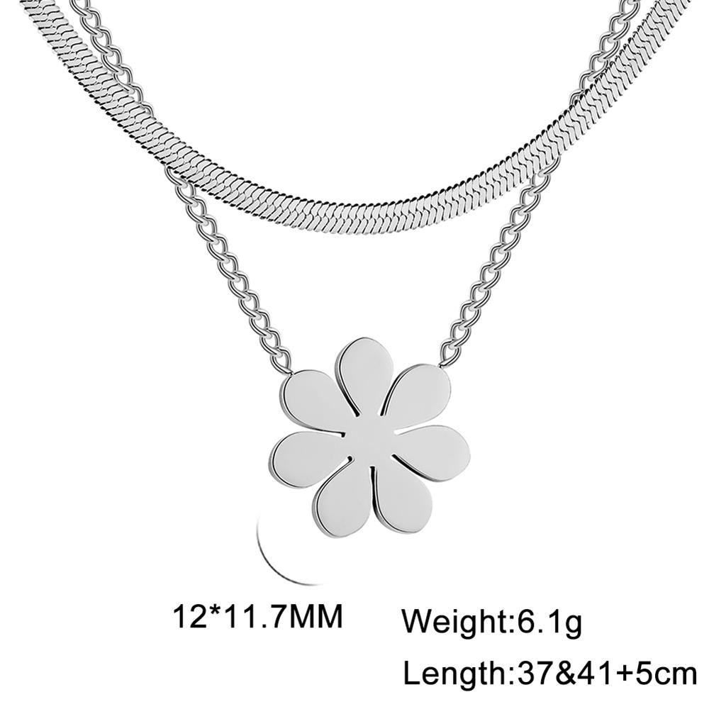 Cazador Gänseblümchen Anhänger Halskette für Damen Mädchen Edelstahl Goldfarbe Choker Kette Schmuck Muttertagsgeschenk 2026