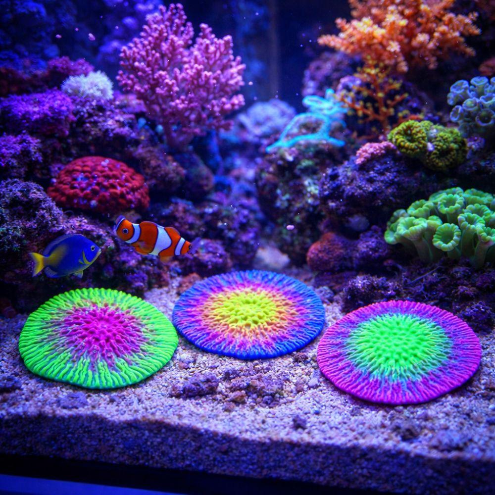 Realistic Silicone Coral Plant Colorful Coral Ornament Simulation Coral  Fish Tank Landscaping