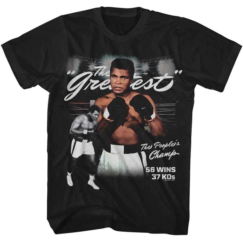 Muhammad Ali - The Greatest - American Classics - Black Solid Short Sleeve 100