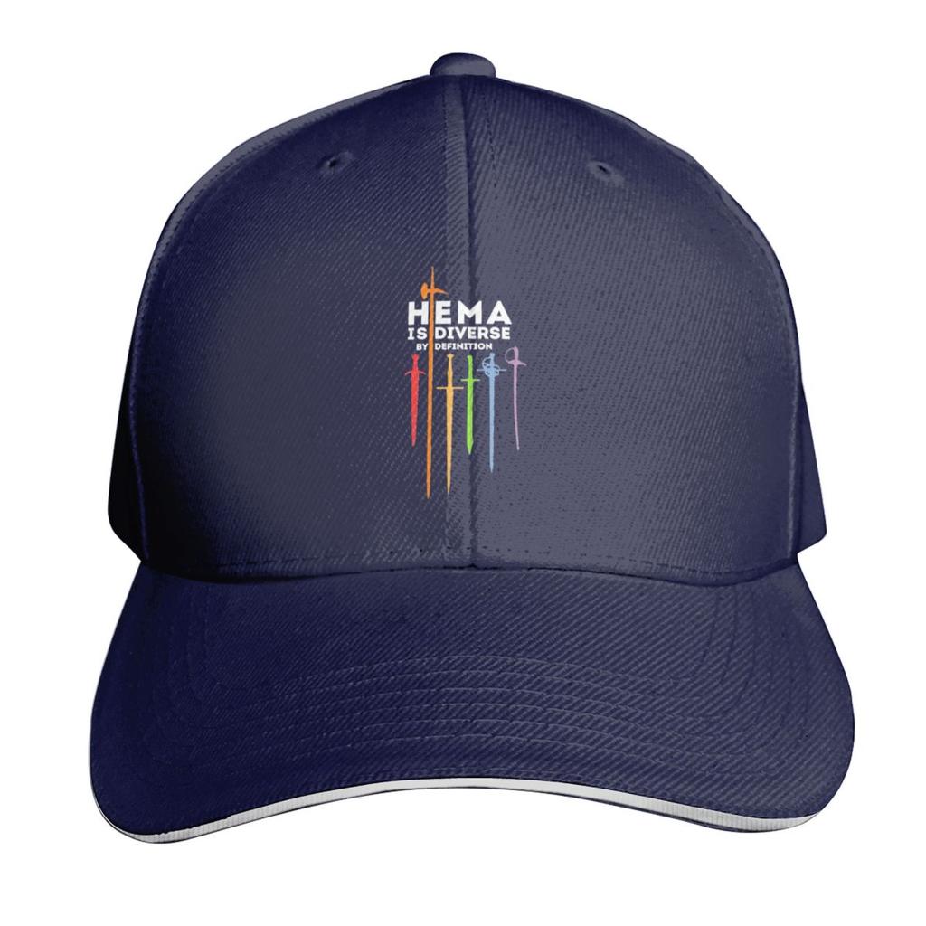 HEMA Diverse by definition Active Baseball Cap Luxury Hat custom caps Fashion Beach Snapback Cap Womens Beach Unisexs
