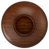 Yamanaka Lacquerware Shirasagi Woodwork Soup Bowl, Shirasagi Bowl, Small, Approx. 10cm, Cherry Blossom, Lacquered Brown, Made in Japan