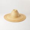 European, American spring and summer new tapered high-top light board hand-woven big-eave straw straw hat outdoor sun protection beach straw hat