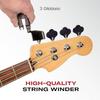 D'Addario String Winder for Bass with Pin Puller/Cutter Function Bass Pro-Winder DP0002B [Authent...