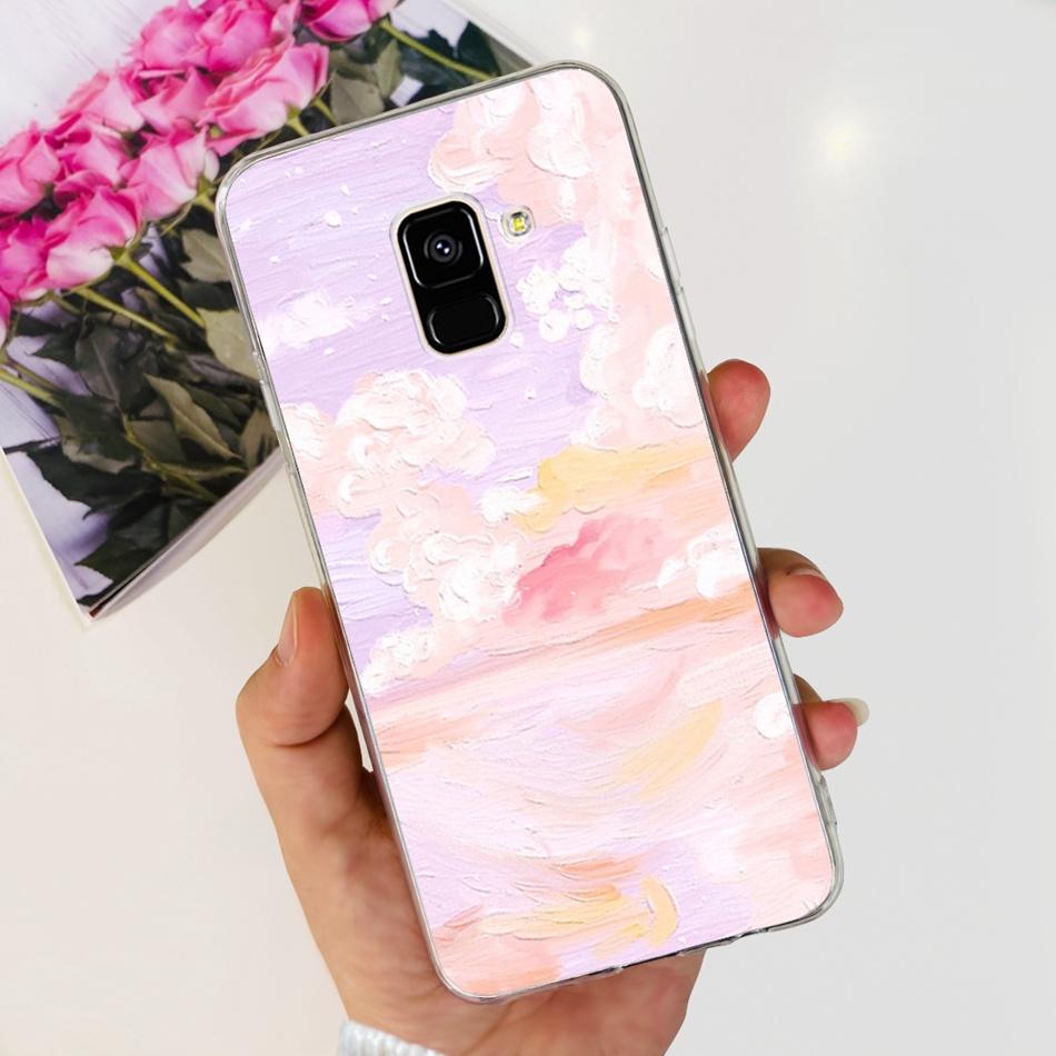 For Samsung Galaxy A8 (2018) / A8+ (2018) SM-A730F A530F Soft Silicone TPU Case For Samsung A 8 A8 Plus Cute Panda Cartoon Cases