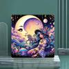Mädchen 5DDIY Diamant Malerei Neue 2024 Volle Kreis Quadrat Tier Diamant Kunst Mosaik Stickerei Cartoon Fee Geschenk Hause Dekoration