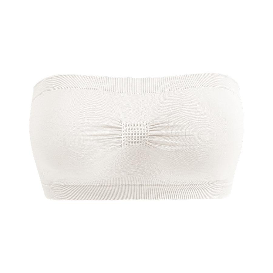 Hot Summer Extra Large Strapless Bra Women Seamless Non-Padded Breathable Low Cut Cami