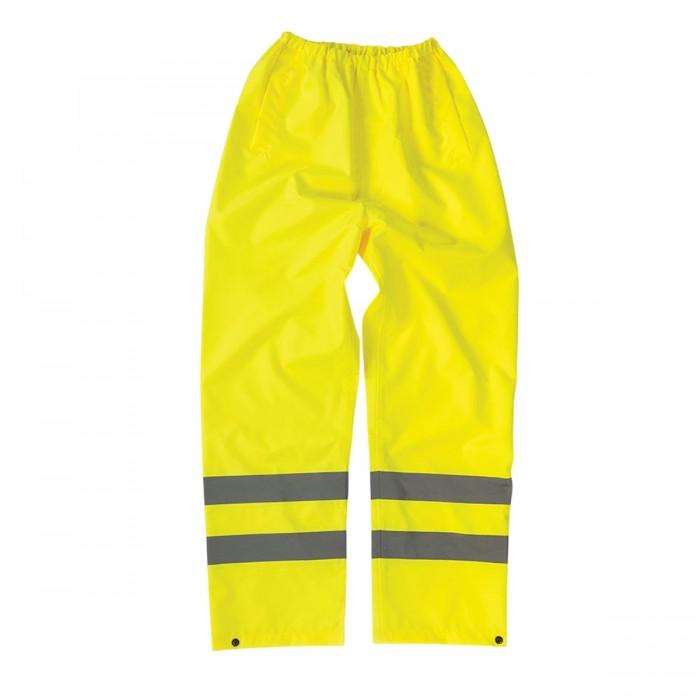 Tough Grit Mens Hi-Vis Waterproof Trousers