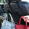4Pcs Car Seat Headrest Hooks - Adjustable Auto Storage Clips Fastener - Reusable Easy To Install Car Interior Accessories