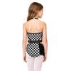 Kids Rhinestone Tassel Latin Dance Competition Bodysuit Halter Sleeveless Crisscross Back Side Cutout Jumpsuit for Stage Show