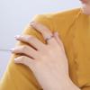 Stainless Steel Women's Ring Simple Heart Butterfly Moon Phase Geometric Finger Rings Wedding Gift for Lover