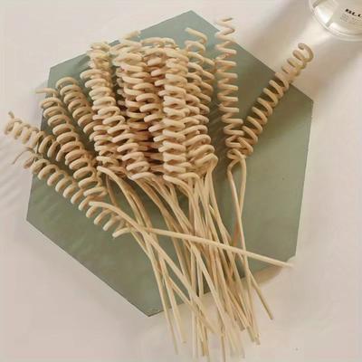 10Pcs Plant Curved Rattan Sticks Aromatherapy Volatile Rod Reed Diffuser Bottle Perfume Oil Volatile Accessories Home Decor