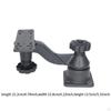 Fish Mount Base Depth Holder Bracket for Boat