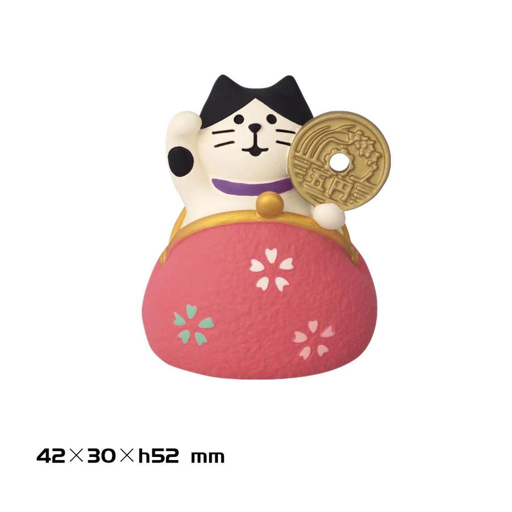 Lucky Cat Feng Shui Ornament for Home, Office, Car, or Store Decoration