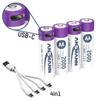 Ansmann Battery USB-C® Li-ion 2000 mAh 1.5 V 4 Pcs(s)