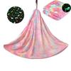 Elastic Sensory Swing: Indoor Hammock for Kids & Adults with Fixed Link Ring, Double Layer.