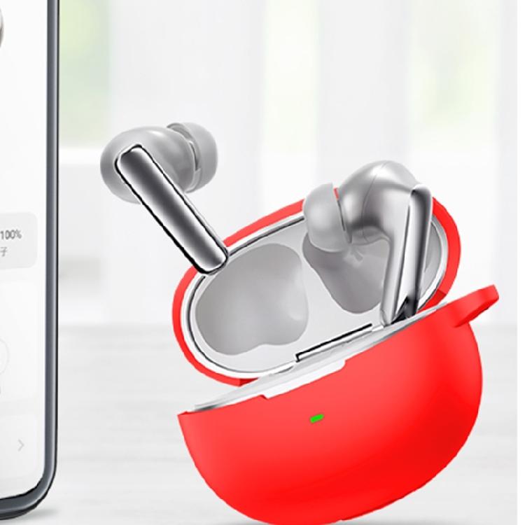 Earbud Charging Protector Case Cover for MeloBuds N70I N70 in Liquid Silicone, Full Body Skin with Side Clip Point and Status Light View