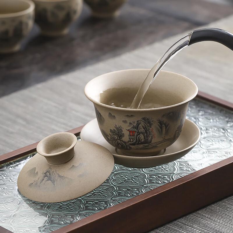 Traditional Chinese Ceramic Kung Fu Tea Set