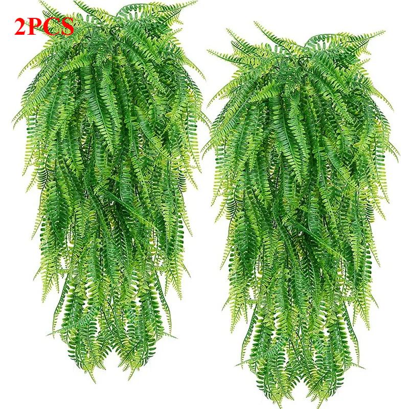 2 ks umělé závěsné na stěnu svatební domácí dekorace umělá rostlina perské závěsné liány závěsný břečťan dekorativní zelená rostlina