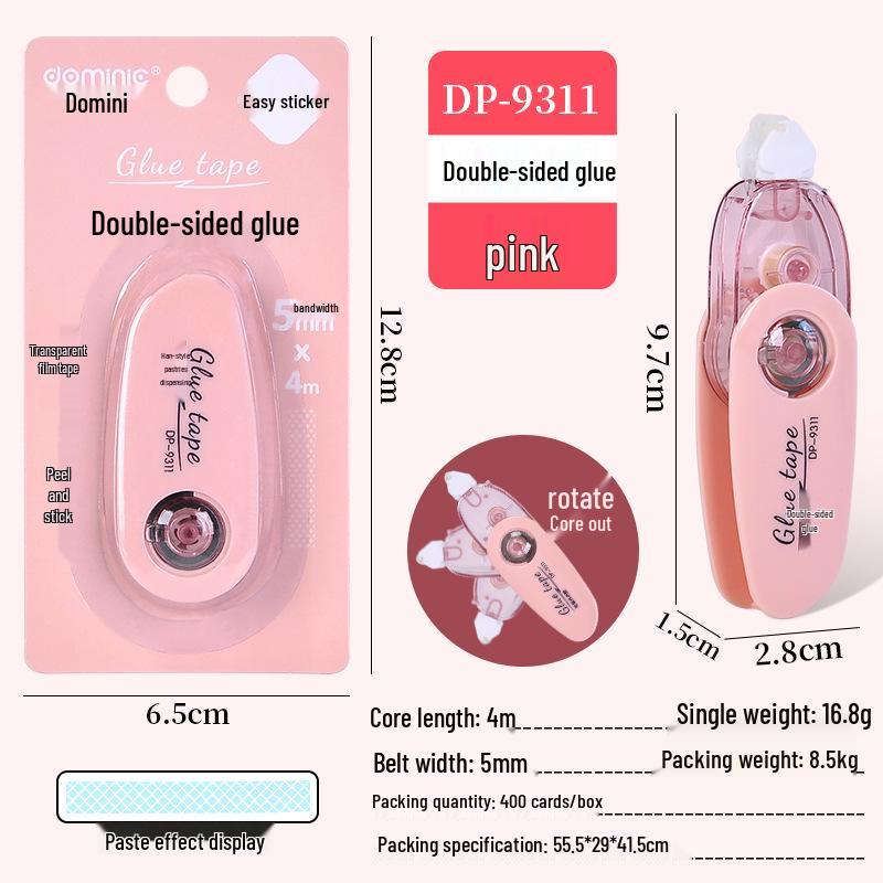 Longli Double-Sided High Viscosity Transparent Glue Tape for Students and Office Use