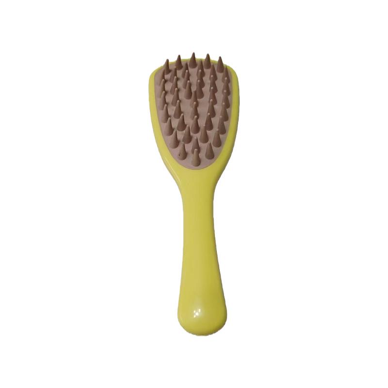 Long-Handled Silicone Scalp Massage Comb for Men & Women - Itch Relief & Deep Clean Shampoo Brush