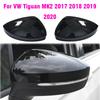 Rearview Side Wing Mirror Caps Cover For VW Tiguan Allspace L MK2 2017 2018 2019 2020 Replacement Matt Chrome