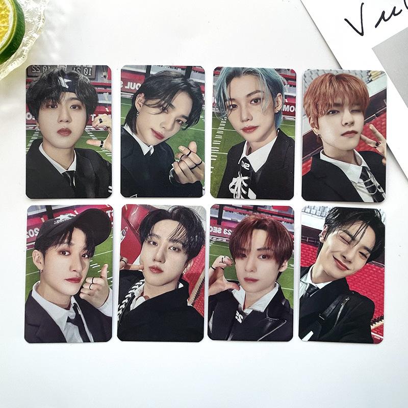 Stray Kids ROCK-STAR Album 8pcs Photocards Set SKZ Member Lomo Cards Kpop Idol Collection Fan Support Merchandise Gift Accessories