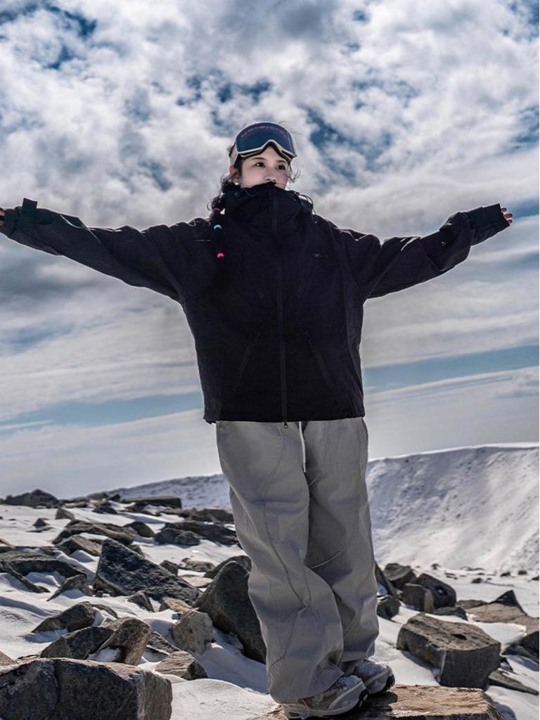 Wasserdichter Ski-Anzug Unisex 2025: Dicke Snowboardjacke mit Kälteschutz für Herren