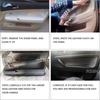 LHD For VW Passat B5 1998 1999 2000 2001 2002 2003 2004 2005 Car Interior Door Handle Armrest Panel Microfiber Leather Cover