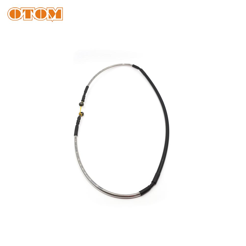 OTOM Motorcycle Front Brake Hose Braided Hydraulic Oil Pipe Lines 5XC-25872-L0-00 For YAMAHA YZ125 YZ250 YZ250F YZ450F YZ250FX