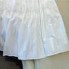 White French Tiered Cake Midi Skirt for Women - Summer High-Waist Patchwork Lace Trim Flounce Skirt