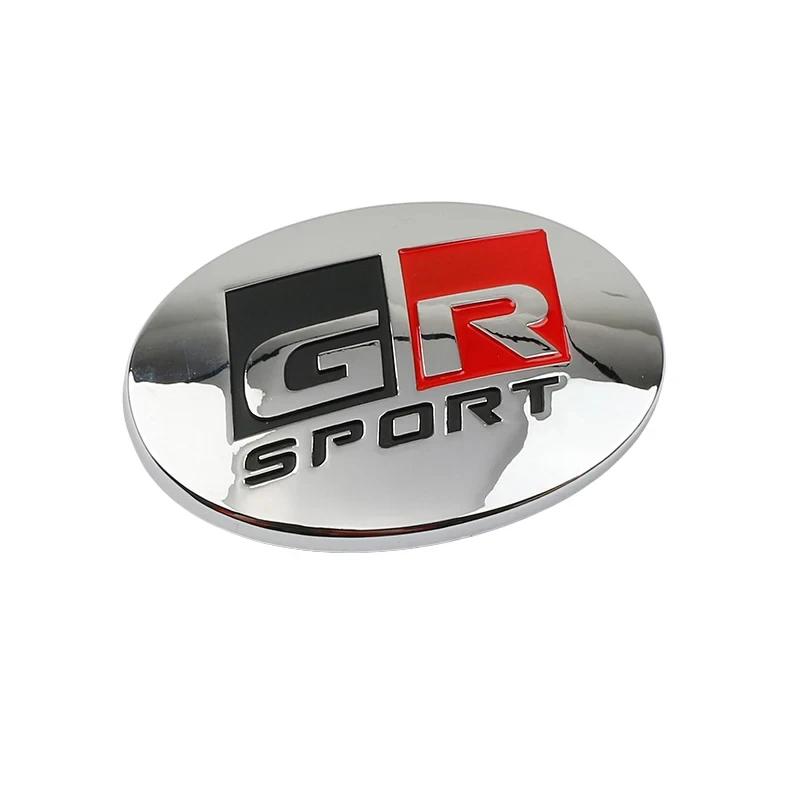 

Для Toyota Land Cruiser Yaris Camry Vios Corolla 4runner Tundra RAV4 Логотип GR Sport ABS Наклейка на центр рулевого колеса автомобиля